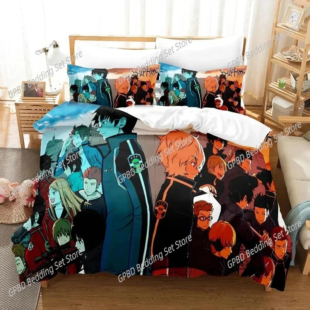 

Comforter Anime Osamu Mikumo World Trigger Bedding Set Bedroom Soft Modern S Comefortable And Comforter (quilt)-EU Single(135*200cm)3pcs