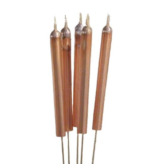 Metal Cattail Wind Chimes Handcrafted Cattail Garden Stake Wind Chime Outdoor Cattail Decoration for Yard Art Patio Balcony Decor