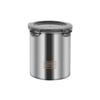 304 Stainless Steel Storage Box with Transparent Lid Food Can Sealed Lid Crisper  Tea Coffee Grain
