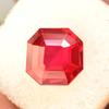 NATURAL Red Ruby CERTIFIED 10x10mm Immaculate Square Cut Loose Gemstone