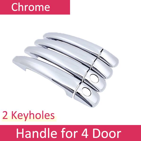For Citroen C3 Picasso 2009 2010 2011 2012 2013 2014 2015 2016 2017 Chrome Door Handle Cover Trim Rustproof Stickers Accessories