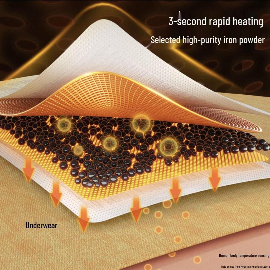 Mugwort Self-Heating Moxibustion Waist and Stomach Warming Patch
