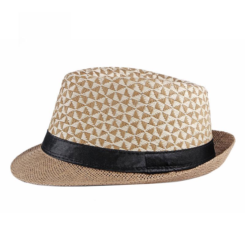Summer Fedora Straw Hat - Unisex Sun Protection, Korean Fashion, Perfect for Beach and Travel