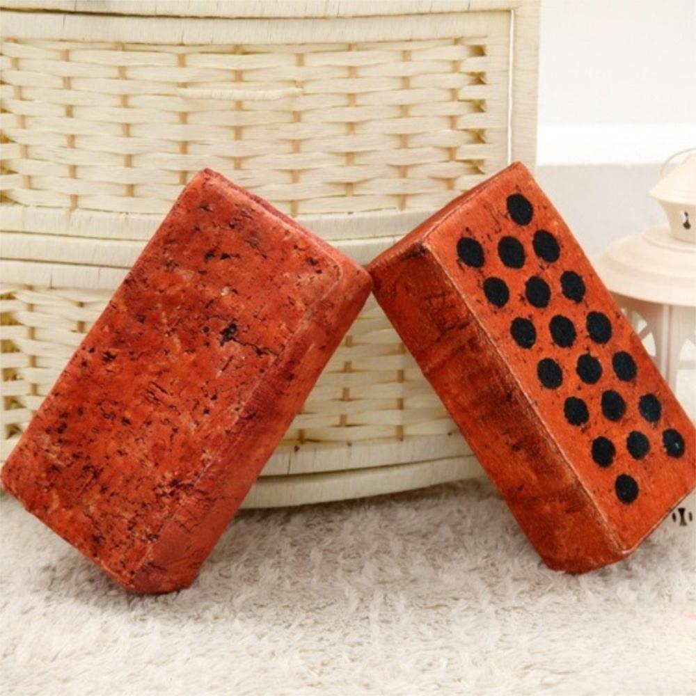 Soft Nap Pillow Plush Sponge Throw Pillow New Simulation Brick Pillow Sofa Ornament