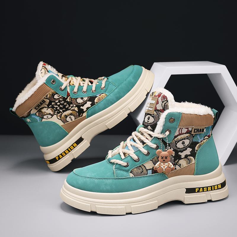 Ankle Shoes Winter Boots for Men 2024 New Man Sneakers Mens Tennis Casual Shoes Outdoor Best Selling Work Wear Fashion Anti Slip