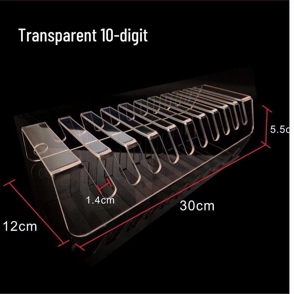 Transparent Acrylic Multi-Port Mobile Phone Charging Stand & Holder