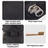 Chalk Bag for Rock Climbing, Bouldering Chalk Bucket with Waist Strap Watertight Zippered Pocket Rock Climbing Equipment