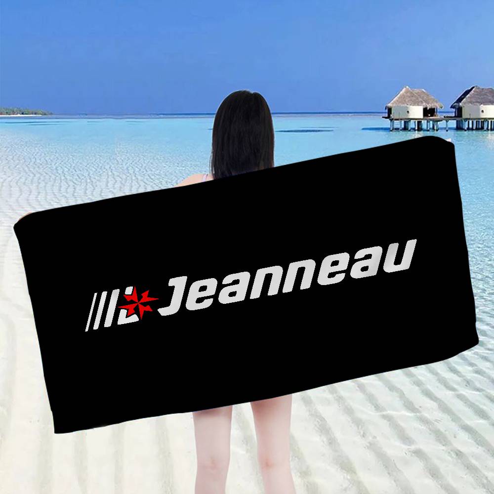 Fabrication de yachts Logo J-JEANNEAU-U Couverture en Microfibre Séchage Rapide Serviettes de Plage Impression Absorbante Couverture Serviette de Piscine