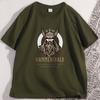 Vintage Head God T-Shirt Lässig Rundhals Baumwolle Kurzarm T-Shirt Streetwear Lockerer Schnitt Grafik T-Shirt Herrenkleidung Streetwear