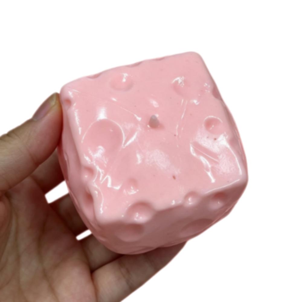 Hand Relax Cheese Squishy Moldable Handmade Ball Creative Crunch Squishy Student Prize