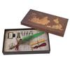 Quill Pen Set Retro Elegant Exquisite Pattern Stainless Steel Nib Wear Resistant Caligraphy Pen Kit