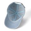 Light Board Denim Baseball Cap Men's and Women's Retro Washed Cap Spring and Summer Solid Color Versatile Sun Hat Shows Small Face