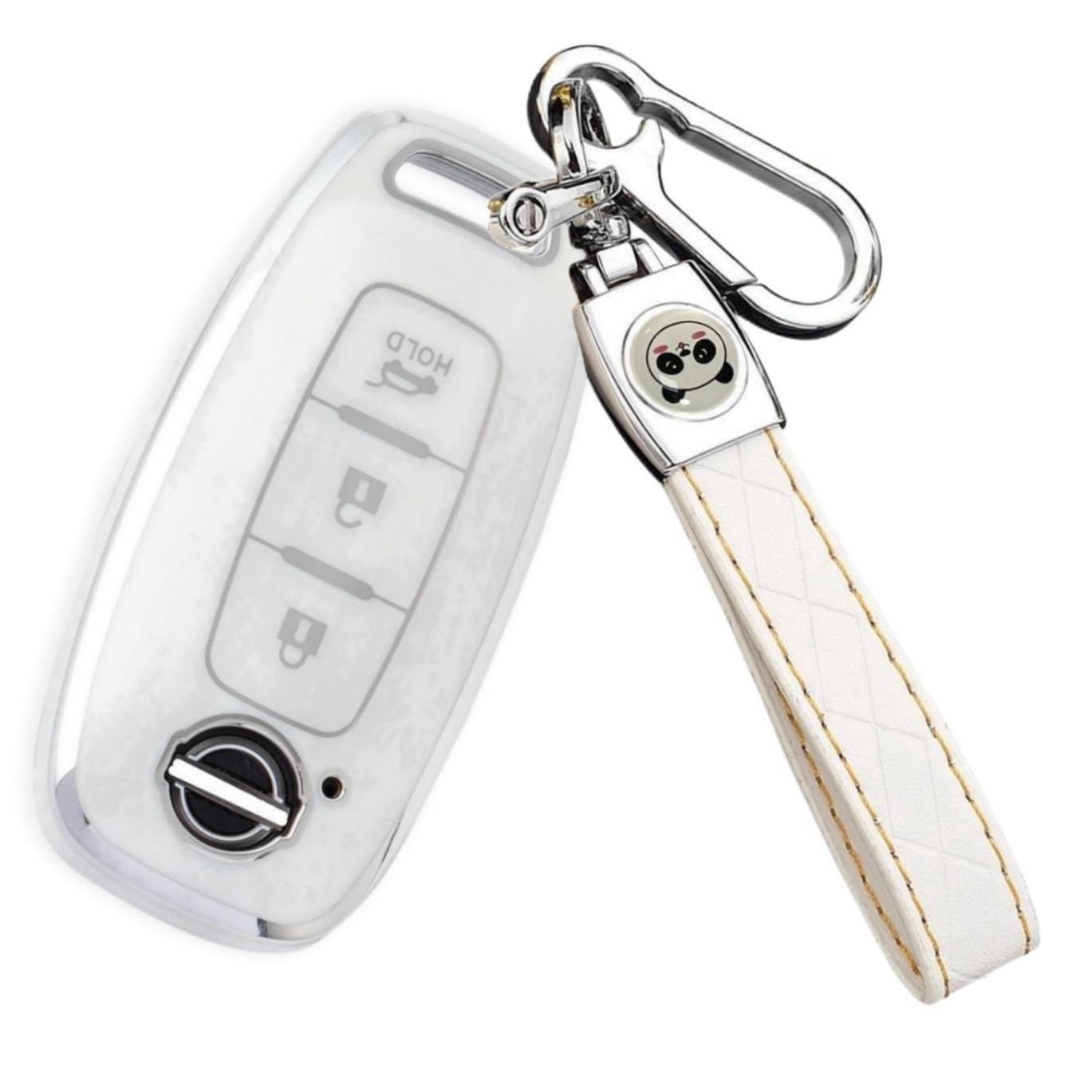 [ZANEKO] New model X-Trail key case compatible Nissan Sakura Aria One Size белый