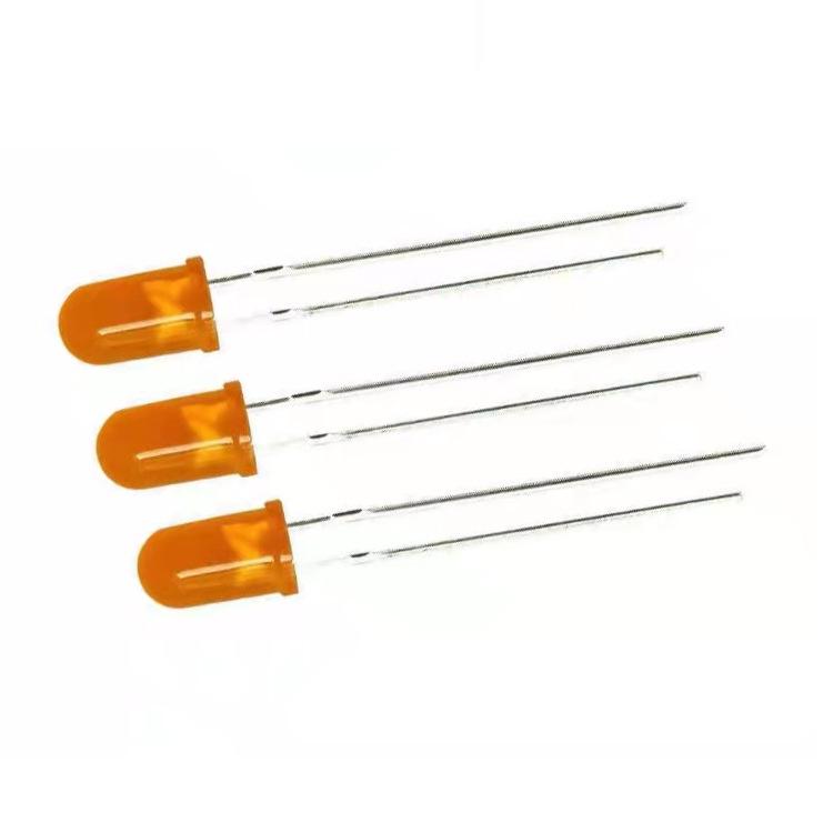 3mm & 5mm Multicolor LED Diode Pack: Red, Green, Yellow, Blue, White - Straight Plug Lamp Beads Components.