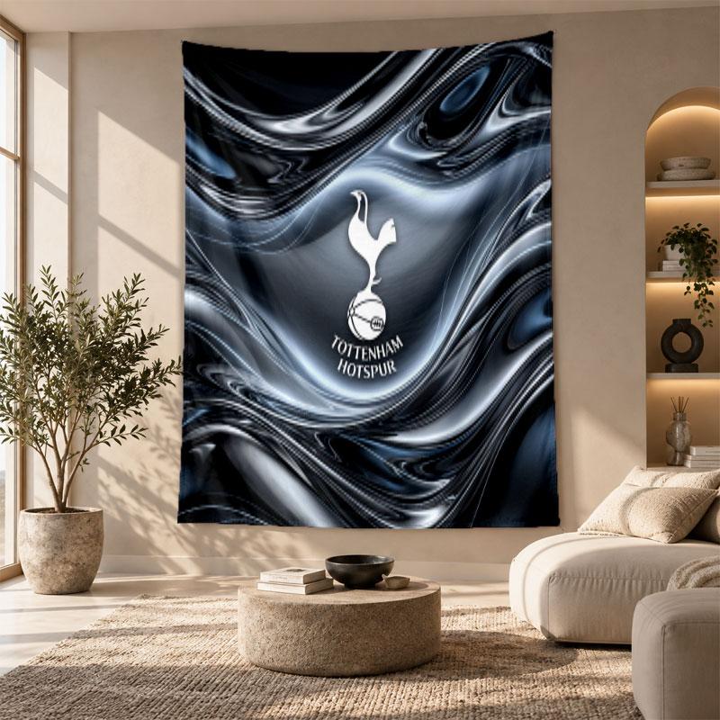 Decorative Tapestry,Tottenham Hotspur Printed Wall Art, Lightweight Wall Hanging For Bedroom Background