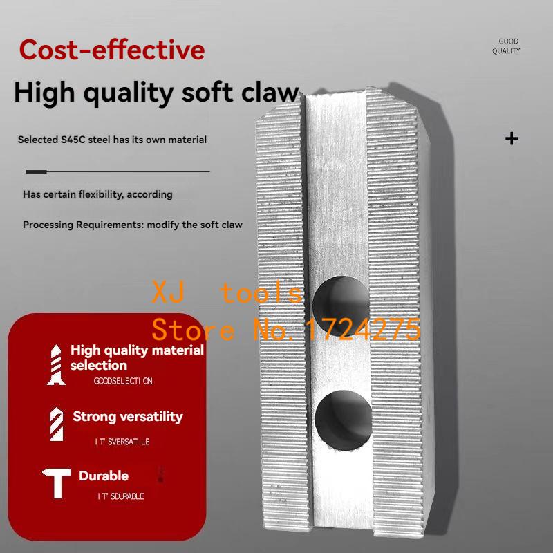 HOT Soft Claw Oil Pressure For Lathe 5 inch 6 inch 60/90/120 Degree Hydraulic Oil Pressure Chuck Soft Claw Mechanical CNC Lathes Tire Chucks 1