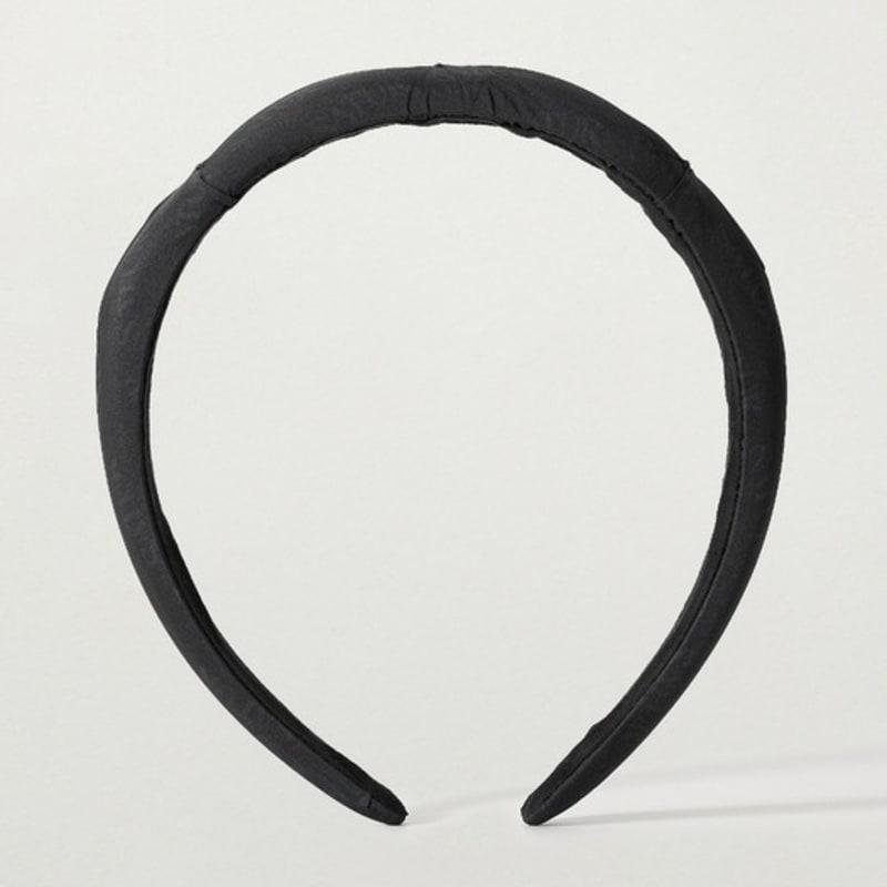 SATUR (W) Classic Logo Hairband_Black