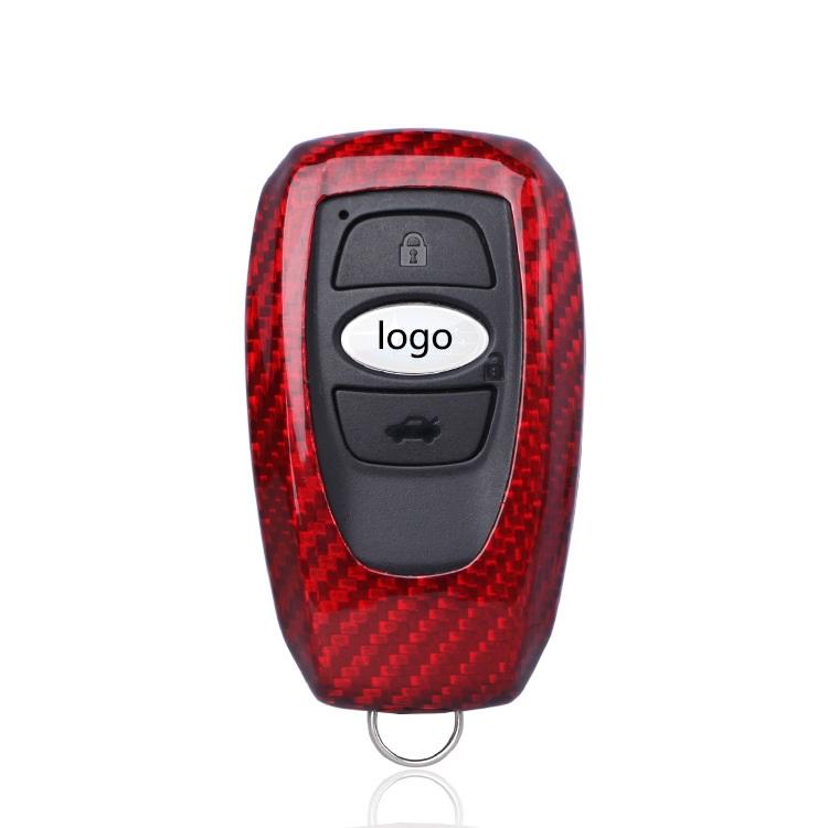 Kohlefaser Auto Schlüsselhülle Abdeckung Skin für Subaru Legacy Impreza Forester Xv Trezia Brz Wrx Levorg Outback Keyless Entry Schutz