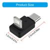 L-förmige Doppel-Typ-C-zu-Typ-C-Stecker mit OTG-Funktionalität Adapter für Lavaliermikrofone und Datenübertragung