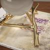 American Style Brass Crystal Ball Ornaments Pure Copper Branch TV Cabinet Wine Cabinet Porch Bookshelves Model Fine Room Decoration Decoration