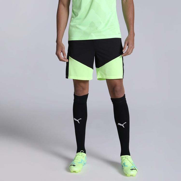 PUMA Elastic Waist Straight-Leg Loose Shorts Men Bottoms Black 658293-51