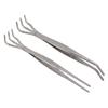 Root Rake with Tweezer 3 Prong Stainless Steel Loosen Soil Bonsai Tree Tools with Ergonomic Handle
