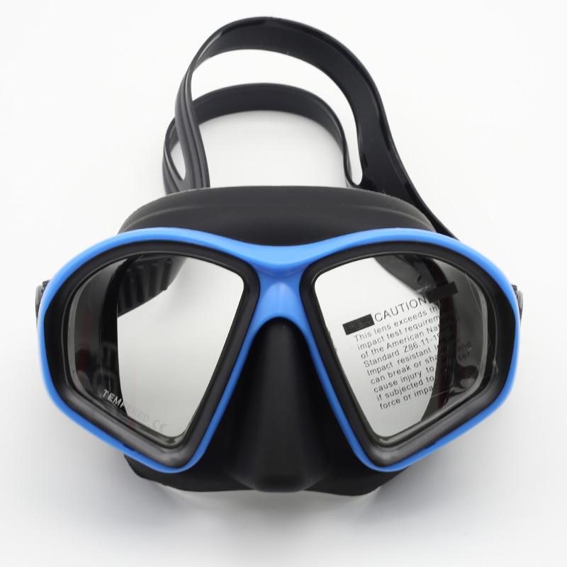Low Volume Freediving Goggles Tempered Glass Lens Soft Silicone Face Mask Waterproof Diving Mask for Snorkeling Spearfishing