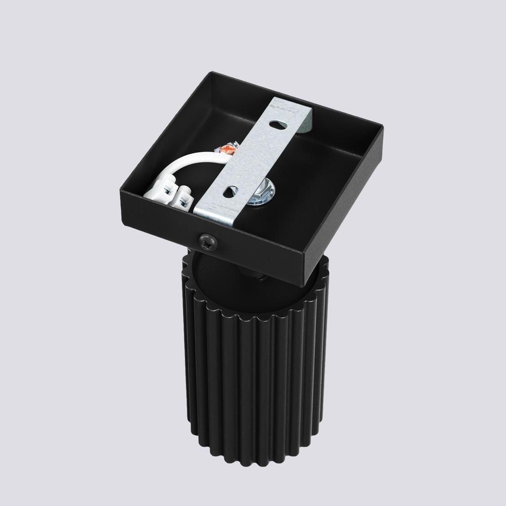 Kinkiet Karbon 1 Gu10 Czarny Alu Sollux Sl.1578