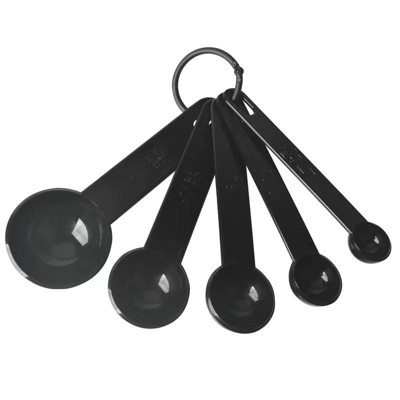 5/10pcs Set Plastic Measuring Spoon Measuring Cup with Scale Kitchen Flour Weighing Powder Sugar Scoop Teaspoon Measuring Tools