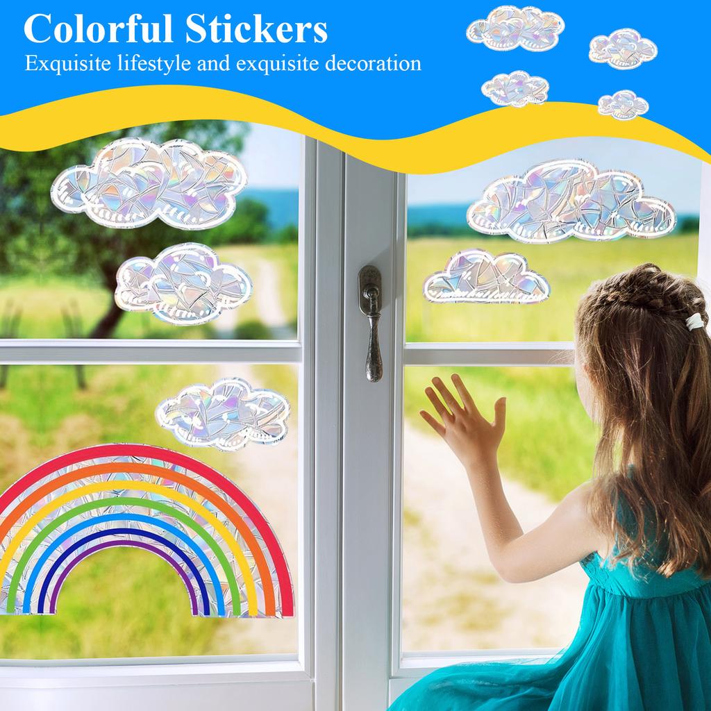 Colorful Stickers, Suitable For Glass Doors And Glass Panels, Suitable For Home Decoration Decals, Suitable For Home Decoration
