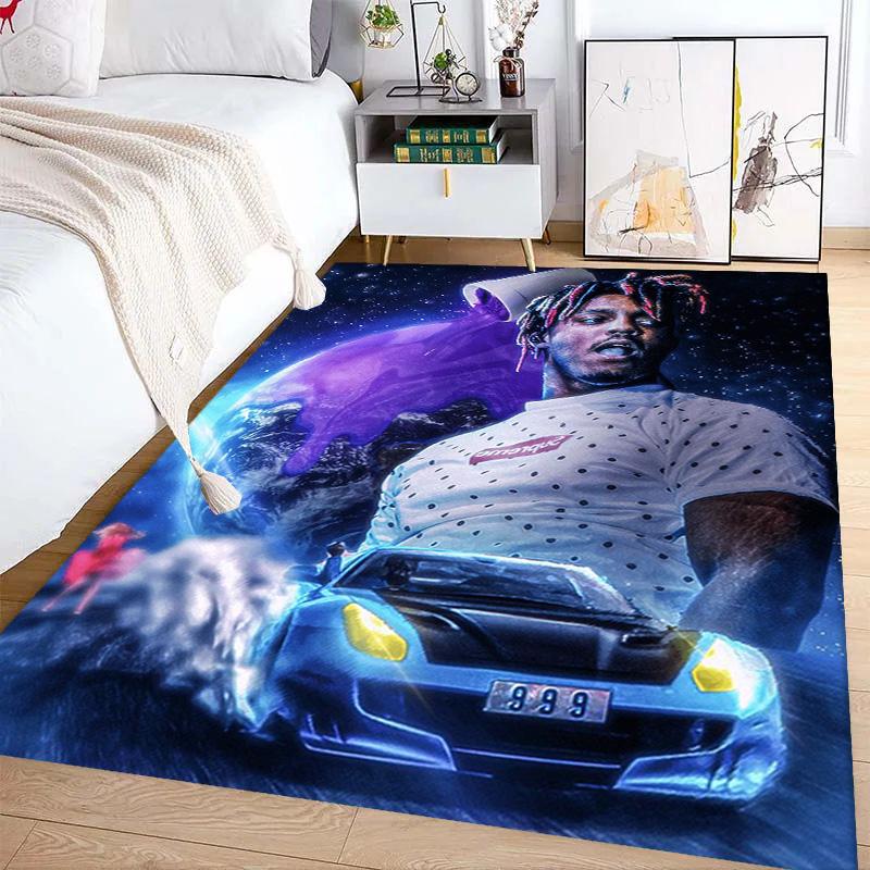 Juice Wrld: Legacy Sound Carpet Suitable for All Seasons Living Room and Bedroom Mats Art Bathroom Mat Office Chair Cushion