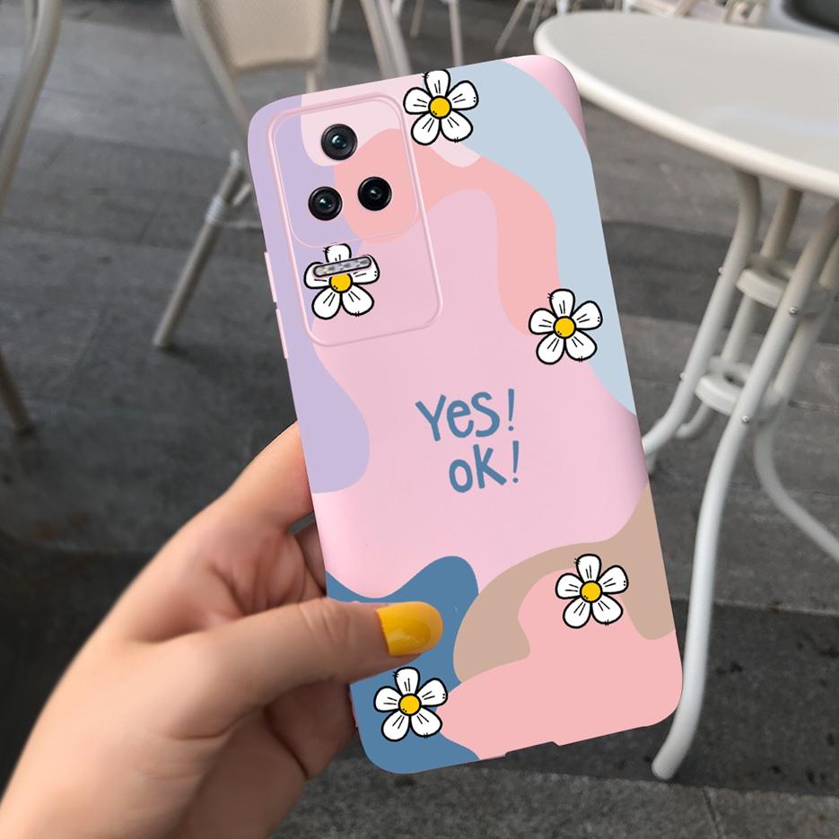 Für Xiaomi Poco F4 Hülle Buntes Kunstmuster Rückseite Für Xiaomi Poco F4 GT PocoF4 Handyhülle 6,67'' Weiches Silikon Fundas Capa