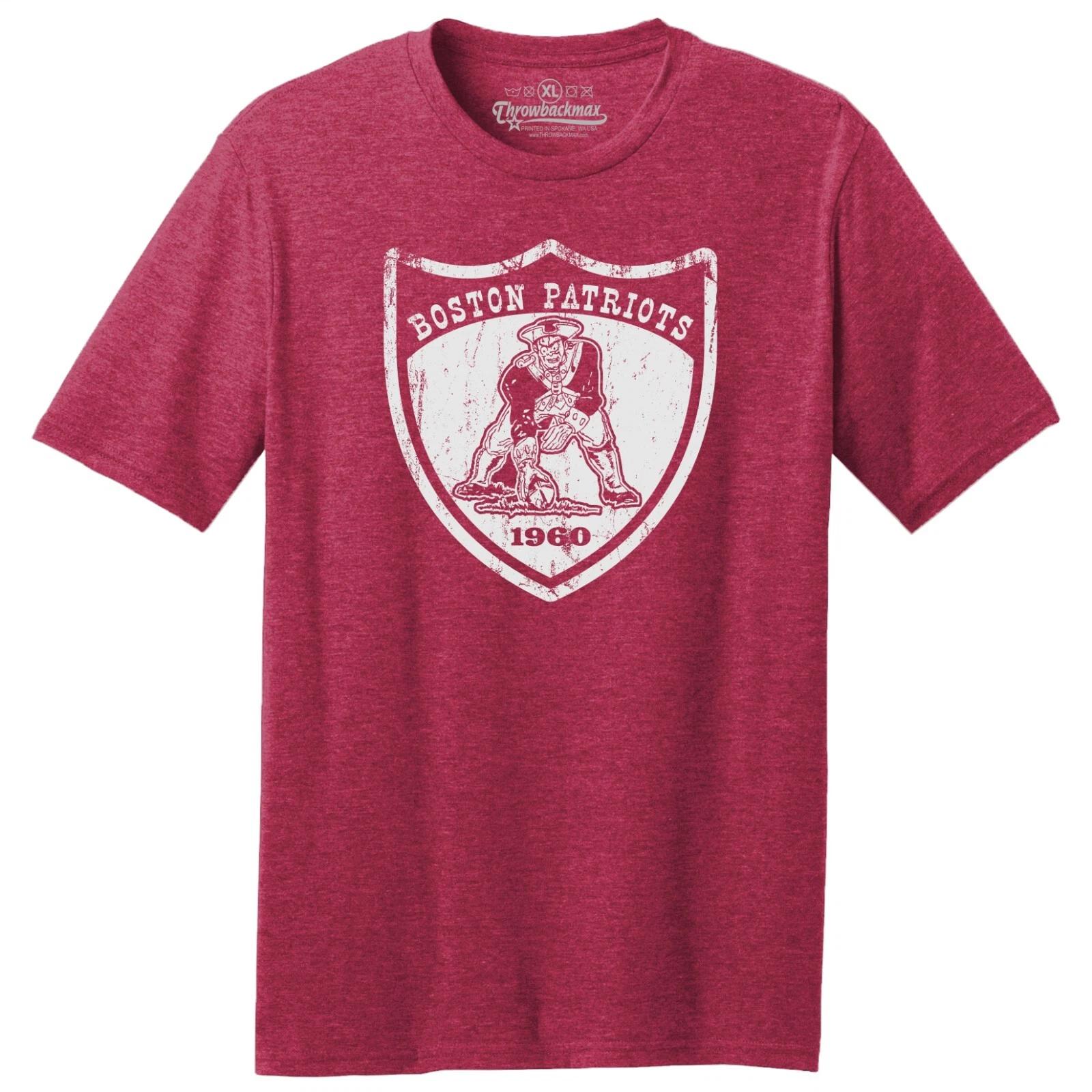 Boston Patriots 1960 Football TRI-BLEND Tee Shirt - New England M
