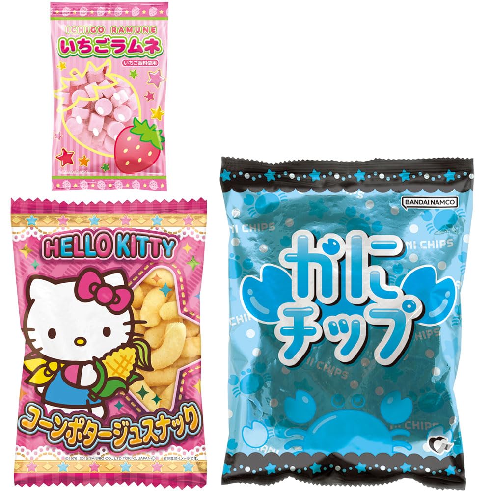 Heart Hello Kitty Kirakuru Trunk 1 Piece Assortment of Candy Toys and Sweets