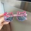 Summer Children Cute Sunglasses Acrylic Bow Outdoor Uv Protection Sun Glasses Baby Girls Classic Kids Boy Uv400 Eyewear