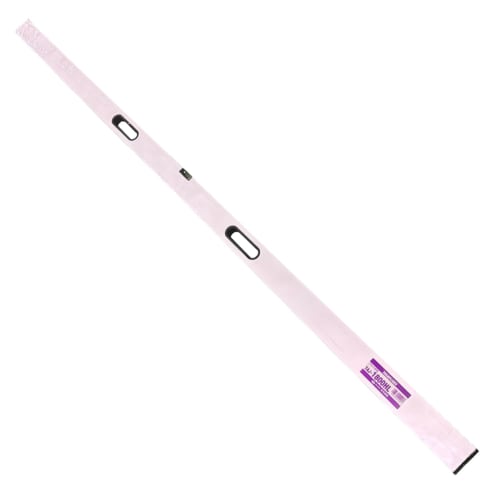 Tomosada Construction Machinery Aluminum Ruler, 1800mm, with Grip Holes and Leveler, TAJ-1800HL