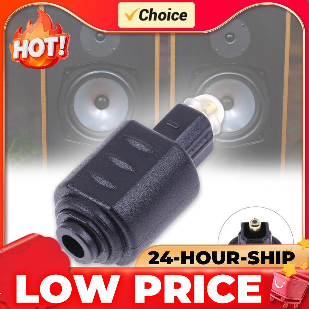 Optical Audio Adapter Connector Professional Toslink Male To Mini 3.5mm Toslink Female Optic Adapter Audio Connector AccessoriesGood Product