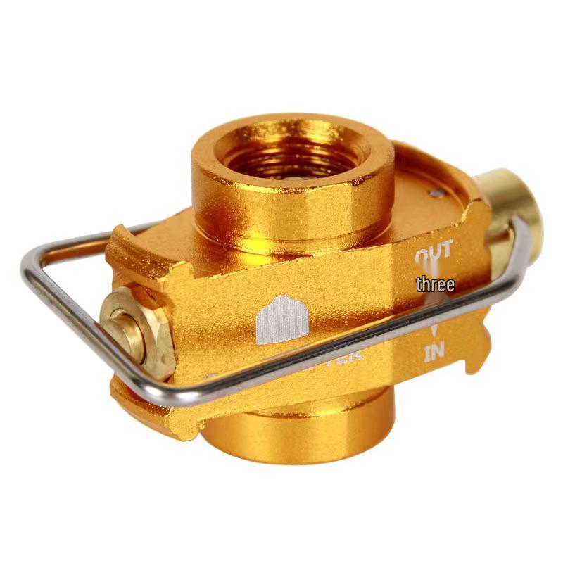 Outdoor Gas Can Inflation Adapter & Inter-charging Valve for Camping and Hiking