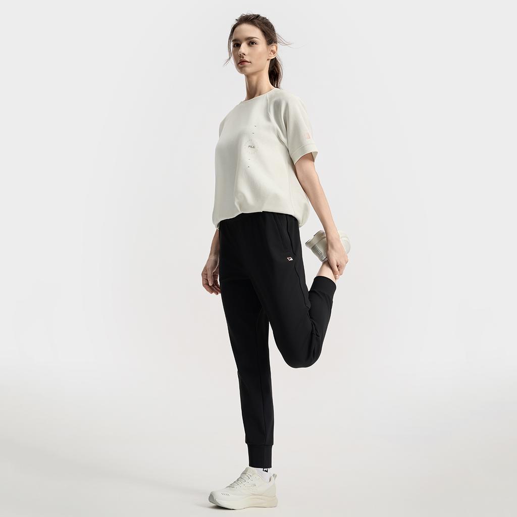 New FILA Fitness T Shirts Women's Heron White A11W531116FWT