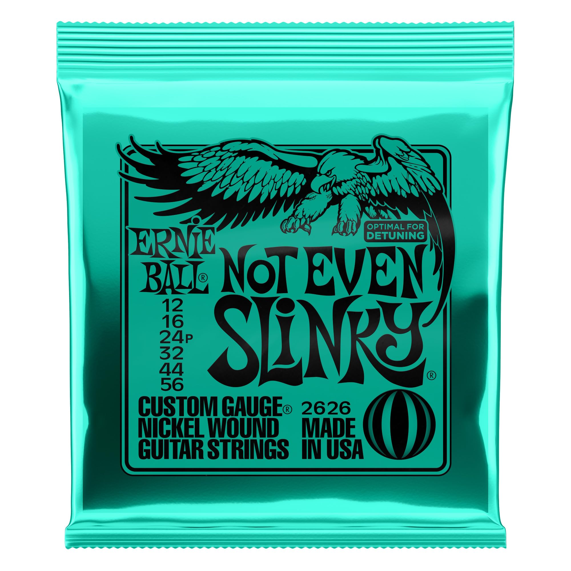 [Genuine] ERNIE BALL 2626 Electric Guitar Strings (12-56) NOT EVEN SLINKY Not Even Slinky
