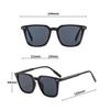 Small Square Frame Sunglasses Fashionable Personality Retro Sunglasses Men's Business Casual Sunglasses