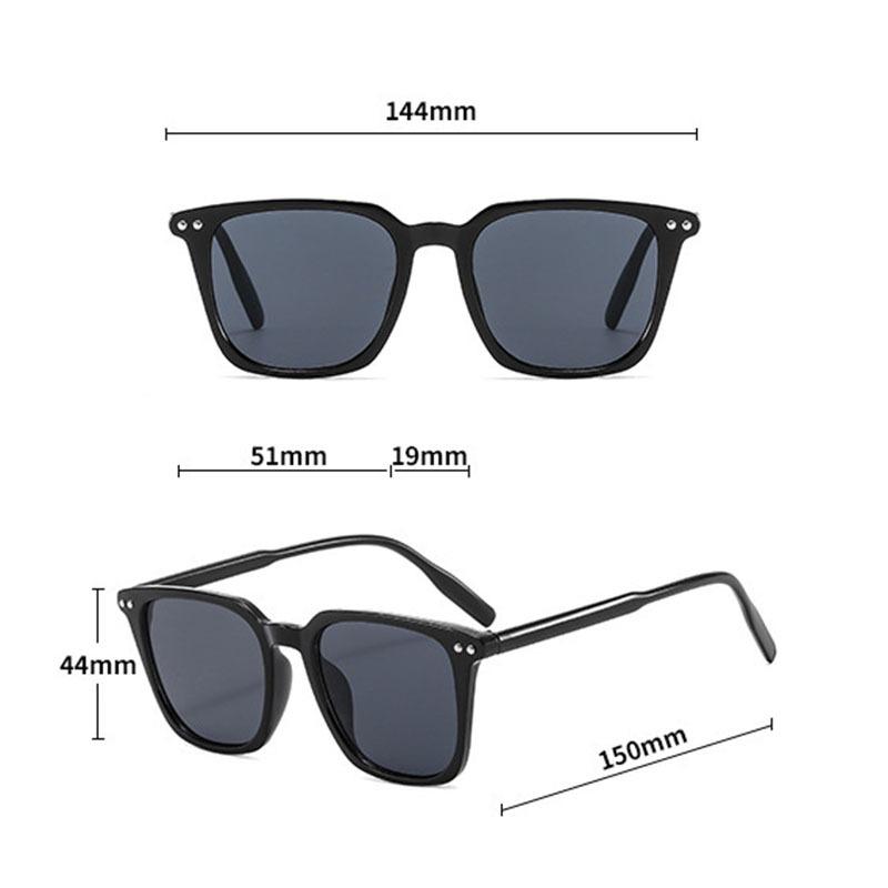 Small Square Frame Sunglasses Fashionable Personality Retro Sunglasses Men's Business Casual Sunglasses