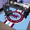 Aston Football Club Printed Office Carpet Chair Cushion  Entryway Rug, Rugs for Living Room, Bedroom Christmas gifts