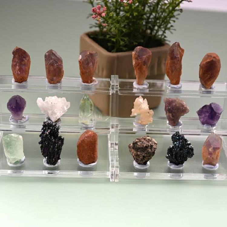 Practical Acrylic Storage Box Sturdy Acrylic Crystal Holder For Safe Display Of Valuable Stones In Various Settings