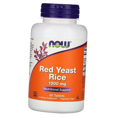 Red Yeast Rice, Red Yeast Rice 1200, Now Foods 60tabs (71128083)