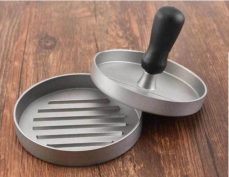 Aluminum Alloy 11 Cm Hamburger Meat Beef Grill Burger High Quality Round Shape Hamburger PressPress Kitchen Food Mold