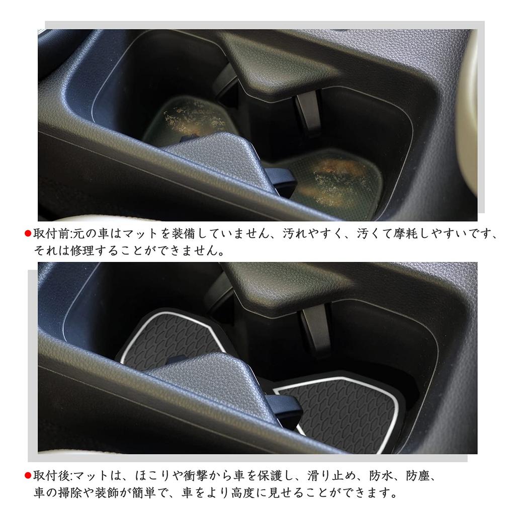 2021 New Honda Vezel 2nd Generation RV Series Dedicated Interior Rubber Mat Console Mat Door Pocket Mat Interior Parts Mat Parts Accessories Design