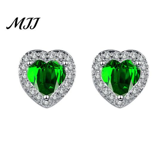Romantic Earrings For Women Heart Shape Full Diamond Effect Micro-Setting Love Zirconia Stud Jewelry for Girls Everyday Wear Anniversary Gift Her