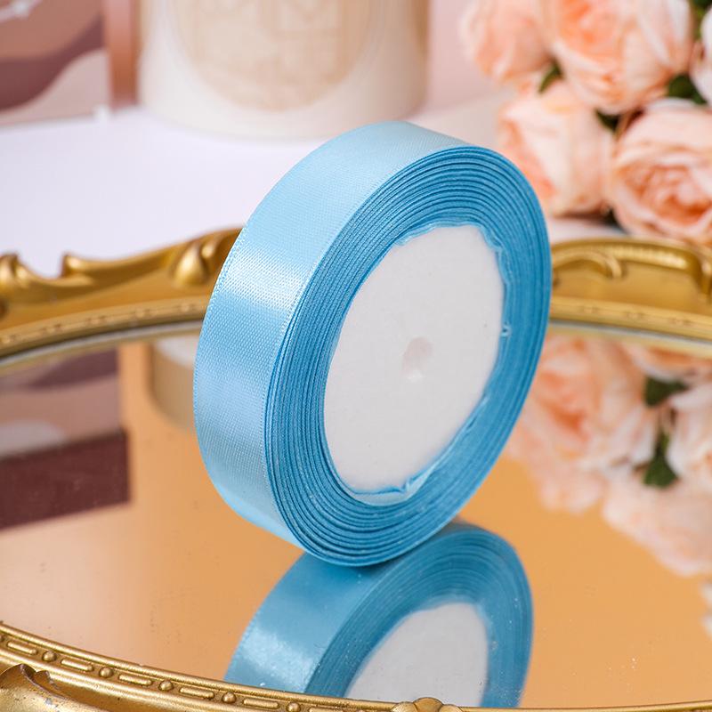 22meters/roll Wide 2cm Satin Ribbon Wedding Holiday Season Party Decor DIY Making Handmade Gift Wrapping Crafting Materials