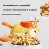 Intelligent Dog Automatic Feeder Cat Dog Puzzle Feeder Interactive Pet Food Treat Dispenser Cartoon Duck Design for Dog Training